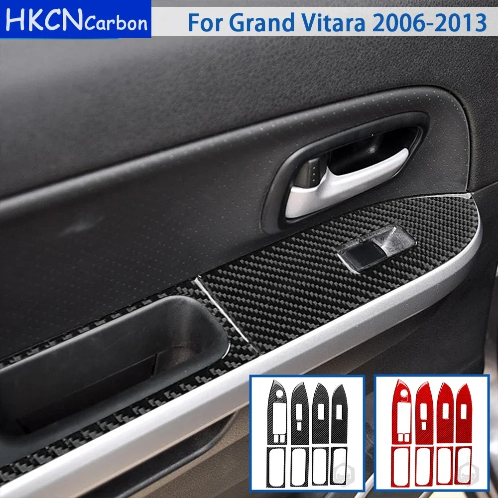 For Suzuki Grand Vitara 2006-2013 Accessories Carbon Fiber Windows Control Panel Trim Sticker Decoration Car Interior
For Suzuki Grand Vitara 2006-2013 Accessories Carbon Fiber Windows Control Panel Trim Sticker Decoration Car Interior