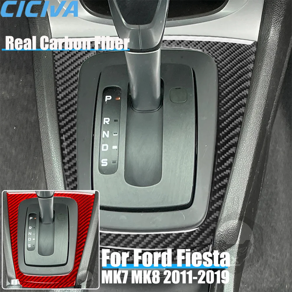 Real Carbon Fiber Car Accessories Gear Shift Surround Trim Decorative Cover Soft Sticker For Ford Fiesta MK7 MK8 2011-2019
Real Carbon Fiber Car Accessories Gear Shift Surround Trim Decorative Cover Soft Sticker For Ford Fiesta MK7 MK8 2011-2019