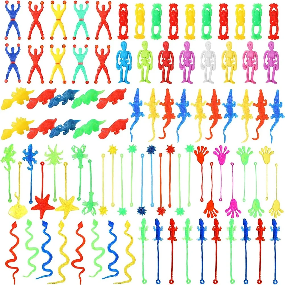 100 Pack Assorted Stretchy Sticky Toy Novelty Fidget Toy Sticky Hands Crawler Men Flying Frogs Funny Stretchy Toys Sticky Toys
100 Pack Assorted Stretchy Sticky Toy Novelty Fidget Toy Sticky Hands Crawler Men Flying Frogs Funny Stretchy Toys Sticky Toys
