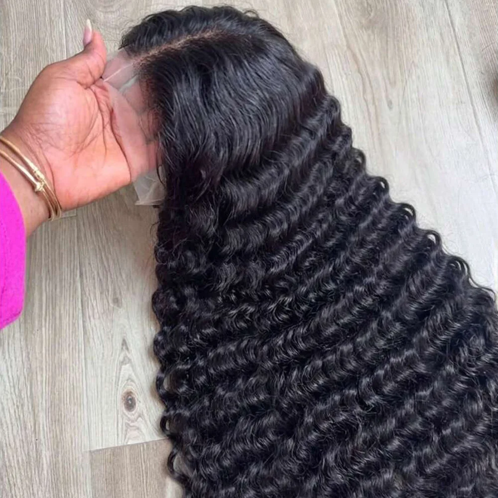 36Inches Long Deep Wave Lace Frontal Wig 200 Density Curly Human Hair Wigs Preplucked Water Wave 13x4 Front Wigs For Black Women
36Inches Long Deep Wave Lace Frontal Wig 200 Density Curly Human Hair Wigs Preplucked Water Wave 13x4 Front Wigs For Black Women