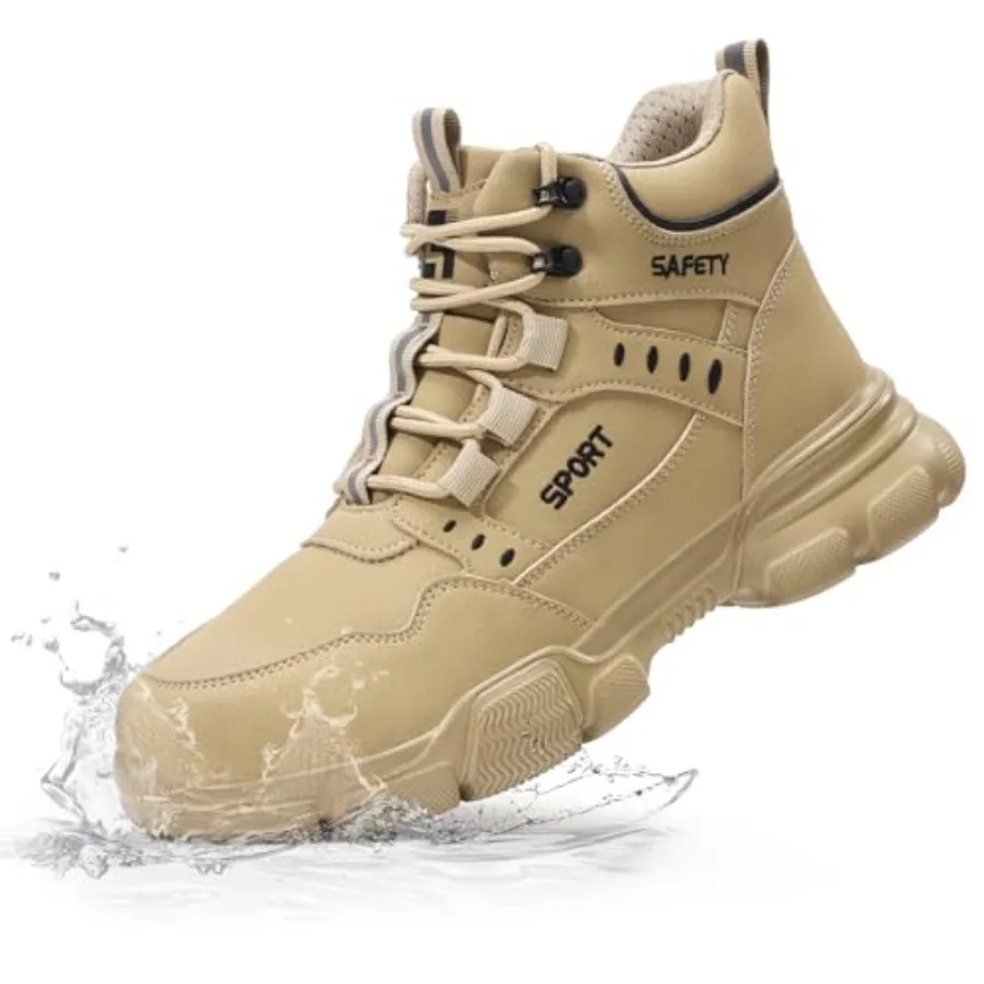Steel Toe Boots for Men Lightweight Work Boots for Men High Top Safety Boot with Kevlar Puncture-Resistant Midsole Comfortable
Steel Toe Boots for Men Lightweight Work Boots for Men High Top Safety Boot with Kevlar Puncture-Resistant Midsole Comfortable