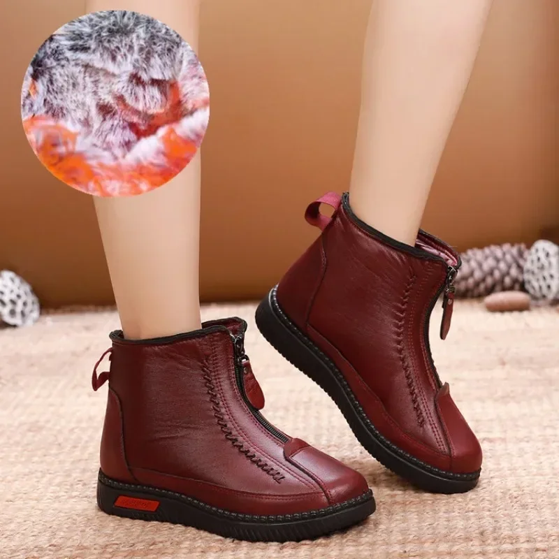Ankle Boots Ladies Shoes Snow Boots Women Black Shoes Winter Boots for Women Leather Casual Barefoot Shoes Zapatos Mujer
Ankle Boots Ladies Shoes Snow Boots Women Black Shoes Winter Boots for Women Leather Casual Barefoot Shoes Zapatos Mujer