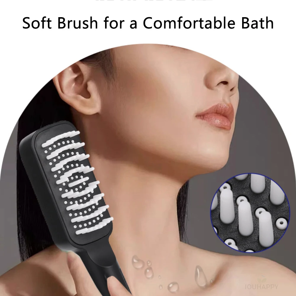 Handheld Shower Head High Pressure Rainfall Shower Head with Soft Massage Brush Water Saving Spray Hotel Bathroom Accessories
Handheld Shower Head High Pressure Rainfall Shower Head with Soft Massage Brush Water Saving Spray Hotel Bathroom Accessories