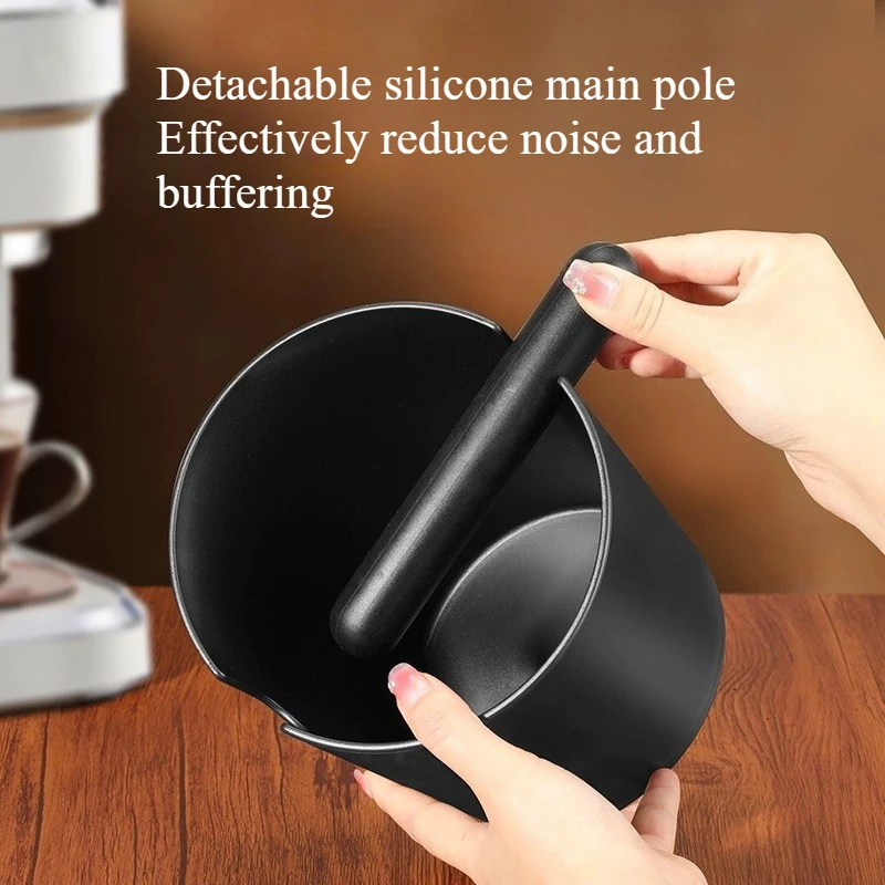 Shock-Absorbent Coffee Knock Box Anti-slip Espresso Dump Bin For Coffee Grounds With Removable Knock Bar Coffee Grind Waste Bin
Shock-Absorbent Coffee Knock Box Anti-slip Espresso Dump Bin For Coffee Grounds With Removable Knock Bar Coffee Grind Waste Bin