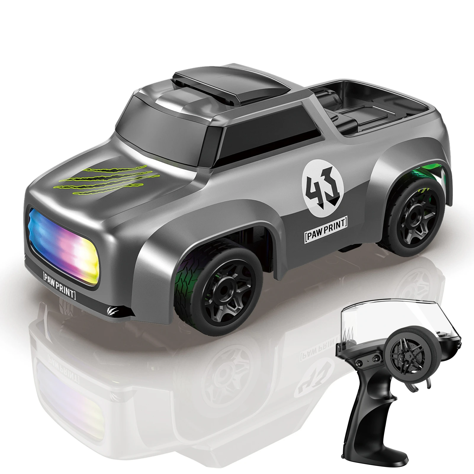 Remote Control Car, 2.4GHz 1:64 Scale 4WD High Speed Drifting Sports Car with LED Lights, Rechargeable Electric Birthda
Remote Control Car, 2.4GHz 1:64 Scale 4WD High Speed Drifting Sports Car with LED Lights, Rechargeable Electric Birthda