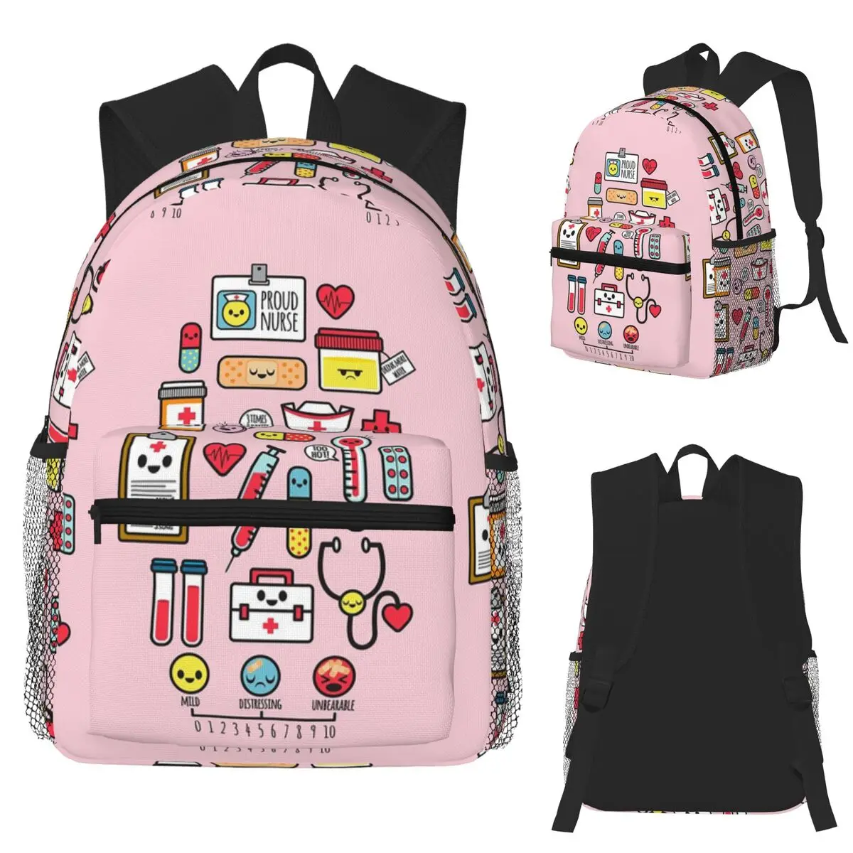 Розовый студенческий рюкзак Proud To Be A Nurse, школьная сумка, походный дорожный рюкзак для мальчиков и девочек, сумка для книг, сумки на плечо
Розовый студенческий рюкзак Proud To Be A Nurse, школьная сумка, походный дорожный рюкзак для мальчиков и девочек, сумка для книг, сумки на плечо