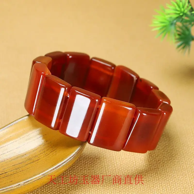 Natural Red Agate Bracelet Men Women Healing Gemstone Fine Jewelry Genuine Red Agate Stone Wide Bangle Lucky Amulet Bracelets
Natural Red Agate Bracelet Men Women Healing Gemstone Fine Jewelry Genuine Red Agate Stone Wide Bangle Lucky Amulet Bracelets