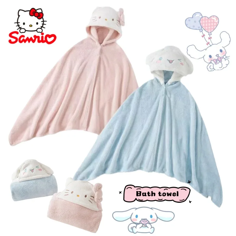 Новый халат Sanrio Hello Kitty & Cinnamoroll с аниме-узором, милый халат для девочек, фланелевое банное полотенце в форме сердца Kawaii для девочек, накидка в подарок
Новый халат Sanrio Hello Kitty & Cinnamoroll с аниме-узором, милый халат для девочек, фланелевое банное полотенце в форме сердца Kawaii для девочек, накидка в подарок