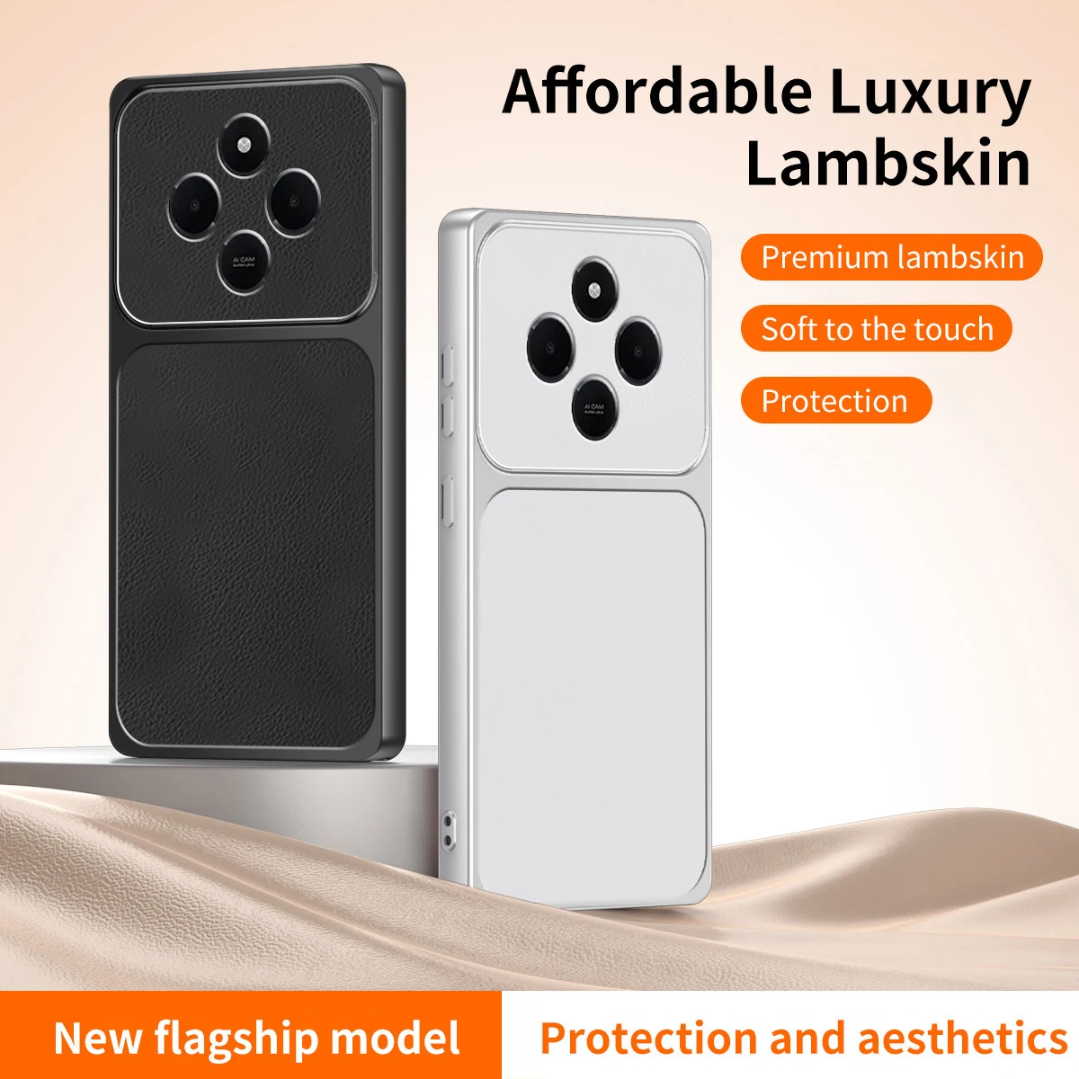 Lambskin Texture Soft Phone Case for Xiaomi Poco M7 Pro Plus M7Pro M7Plus 5G Shockproof High Quality Leather Original Back Cover
Lambskin Texture Soft Phone Case for Xiaomi Poco M7 Pro Plus M7Pro M7Plus 5G Shockproof High Quality Leather Original Back Cover
