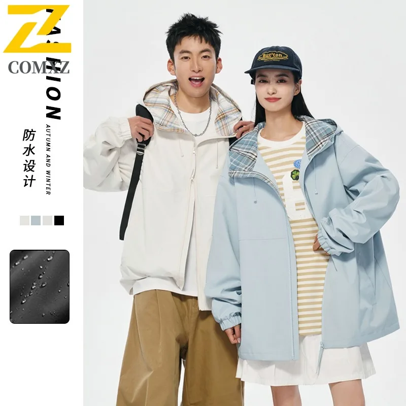 COMXZ куртка с капюшоном унисекс модная свободная куртка весна осень ветрозащитный водонепроницаемый альпинистский костюм трансграничный
COMXZ куртка с капюшоном унисекс модная свободная куртка весна осень ветрозащитный водонепроницаемый альпинистский костюм трансграничный