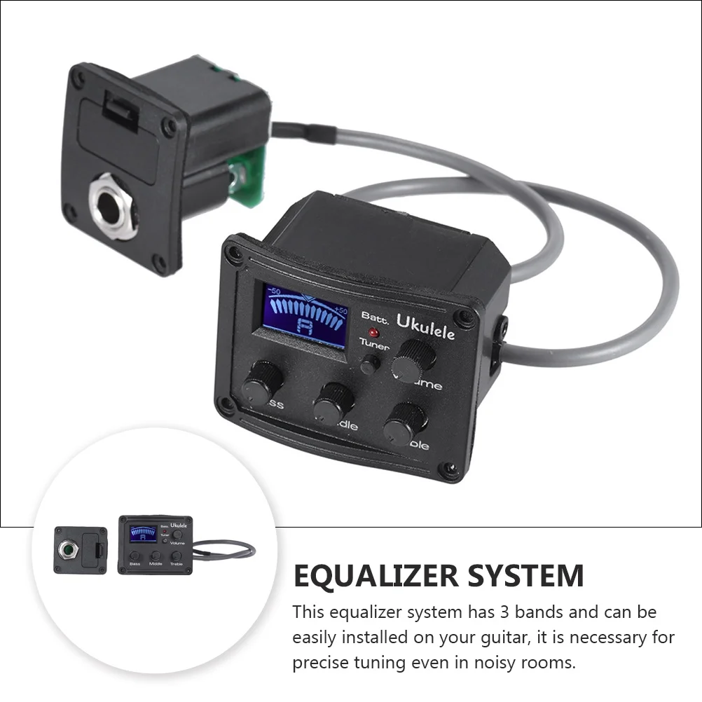Plastic Pickup Equalizer Ukulele Midrange LCD Bass Piezo Tuner Metronome Eq Preamp Amplifier Guitar Accessories
Plastic Pickup Equalizer Ukulele Midrange LCD Bass Piezo Tuner Metronome Eq Preamp Amplifier Guitar Accessories