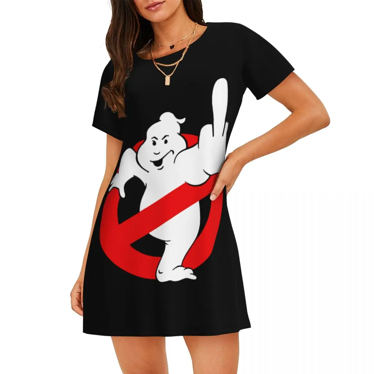 Custom Fashion G-Ghostbusters Women Short Sleeve Nightdress Supernatural Movie Pullover Nightgown For Sleeping Nightgown
Custom Fashion G-Ghostbusters Women Short Sleeve Nightdress Supernatural Movie Pullover Nightgown For Sleeping Nightgown