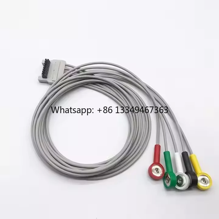 BTL-08 Compatible Holter Cable 5leads Snap manufacturer 
BTL-08 Compatible Holter Cable 5leads Snap manufacturer