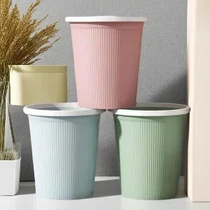 Large Capacity Plastic Trash Bin With Fixed Ring For Kitchen Bathroom Dormitory Living Room Student Home Waste Paper Basket
Large Capacity Plastic Trash Bin With Fixed Ring For Kitchen Bathroom Dormitory Living Room Student Home Waste Paper Basket