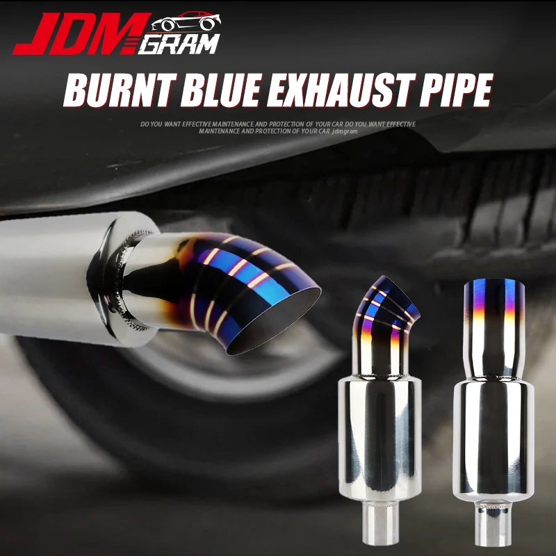 Universal Car Exhaust Pipe Muffler 51mm Stainless Steel Rear Tube Gas Tail Pip Burnt Blue Interface Auto Replacement Accessories
Universal Car Exhaust Pipe Muffler 51mm Stainless Steel Rear Tube Gas Tail Pip Burnt Blue Interface Auto Replacement Accessories
