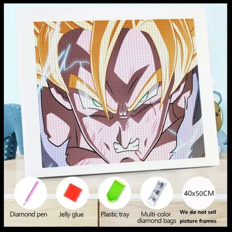 1 шт. 5D DIY Полный дрель Набор для алмазной живописи, Аниме Dragon Ball Z Goku Super Saiyan Power Lightning Персонаж Алмазное искусство, Большой 4
1 шт. 5D DIY Полный дрель Набор для алмазной живописи, Аниме Dragon Ball Z Goku Super Saiyan Power Lightning Персонаж Алмазное искусство, Большой 4