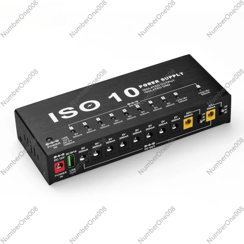 MOSKYAUDIO ISO10 POWER Независимый 10-позиционный эффекторный источник питания, независимый выход, нижний шум
MOSKYAUDIO ISO10 POWER Независимый 10-позиционный эффекторный источник питания, независимый выход, нижний шум