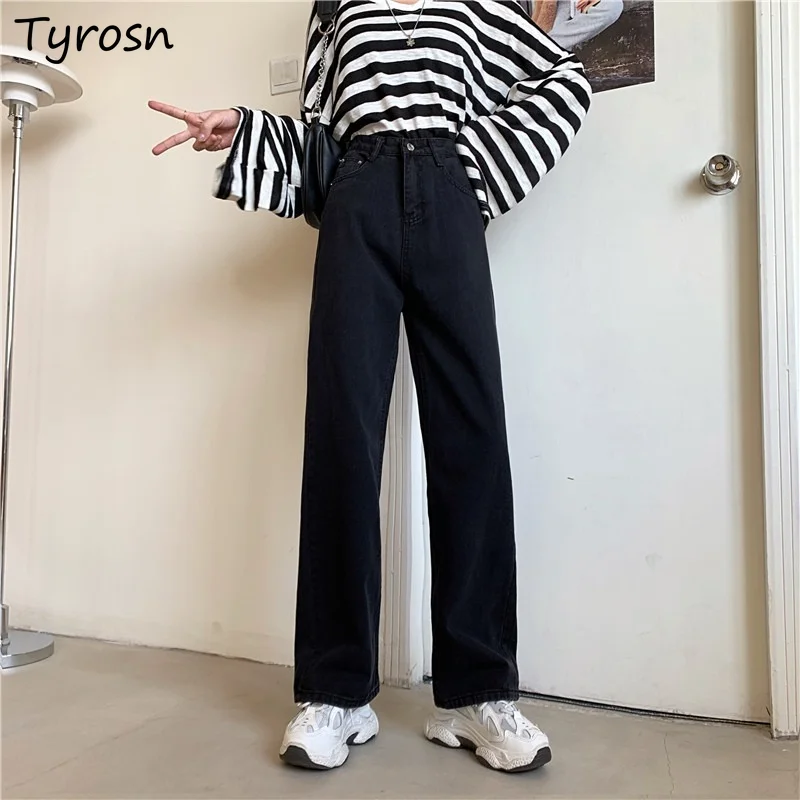 High Waist Jeans Spring Denim Trousers Popular Ins Stylish All Match Wide Leg Slender Fashion New Arrival Retro Style Elegant
High Waist Jeans Spring Denim Trousers Popular Ins Stylish All Match Wide Leg Slender Fashion New Arrival Retro Style Elegant