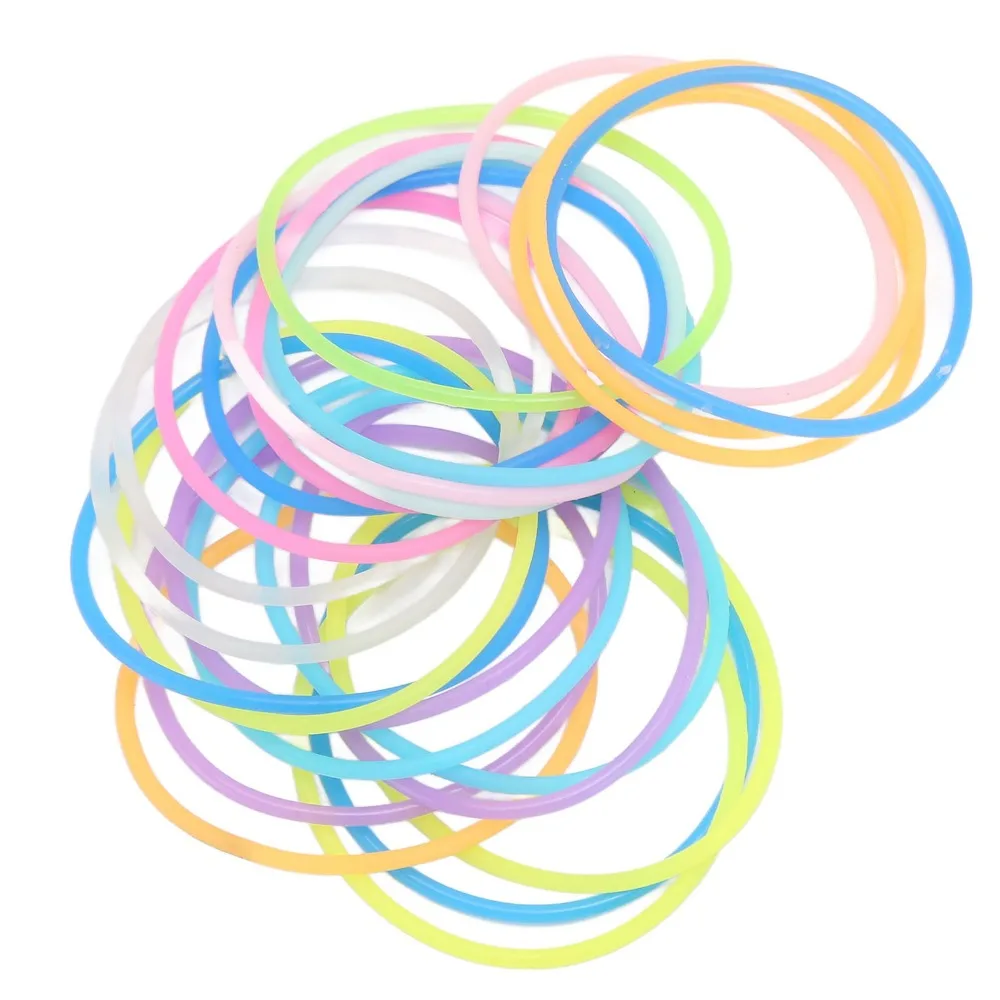 100pcs Soft Flexible Luminescent Silicone Bracelets Stretchable Gel Gummy Rubbe Silicone Gel Bracelets Glow Bracelets
100pcs Soft Flexible Luminescent Silicone Bracelets Stretchable Gel Gummy Rubbe Silicone Gel Bracelets Glow Bracelets