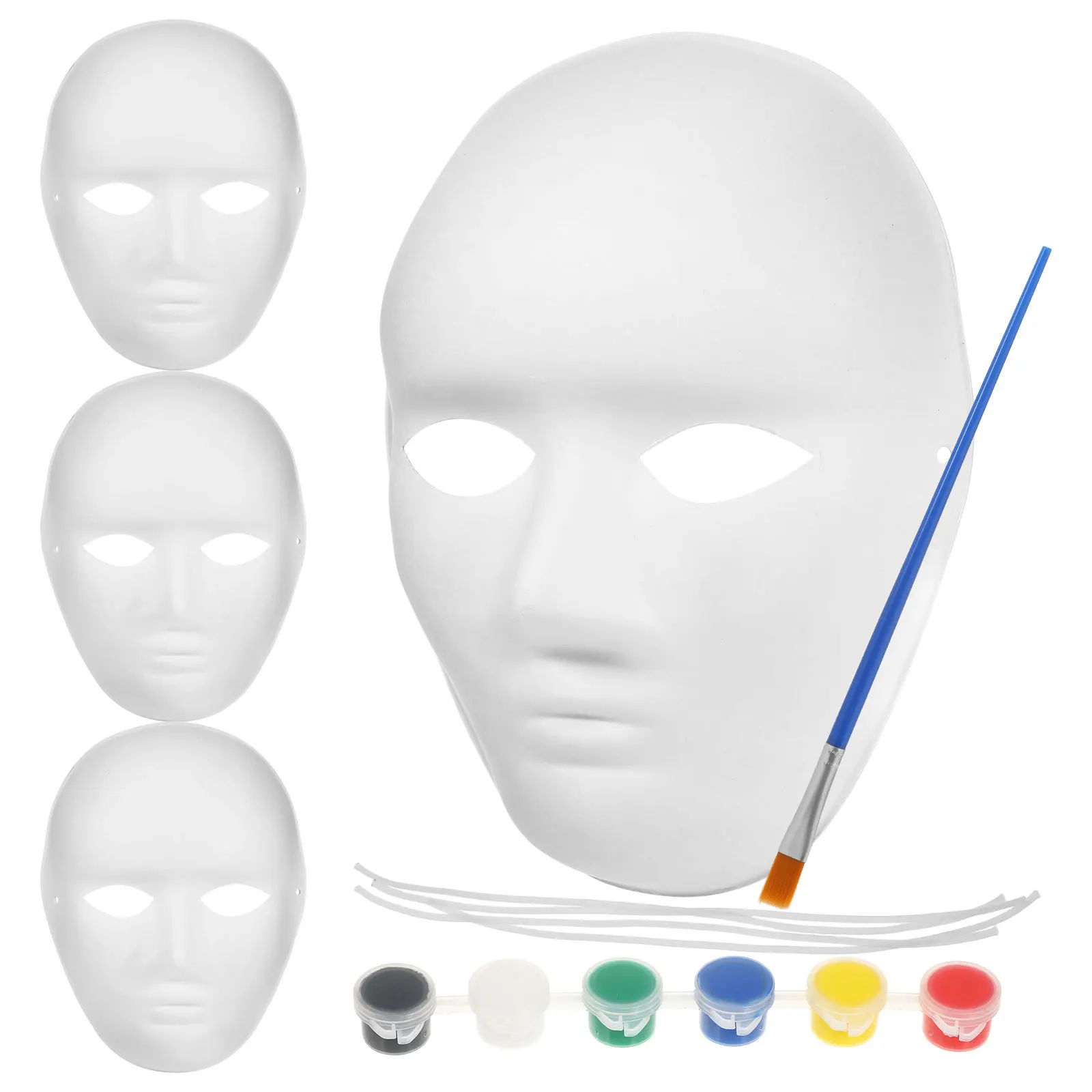 1Set Paper Mask White Blank Full Face Pulp Mask DIY Paintable Craft Decoration Halloween Party Masquerade Paper Masks for Crafts
1Set Paper Mask White Blank Full Face Pulp Mask DIY Paintable Craft Decoration Halloween Party Masquerade Paper Masks for Crafts