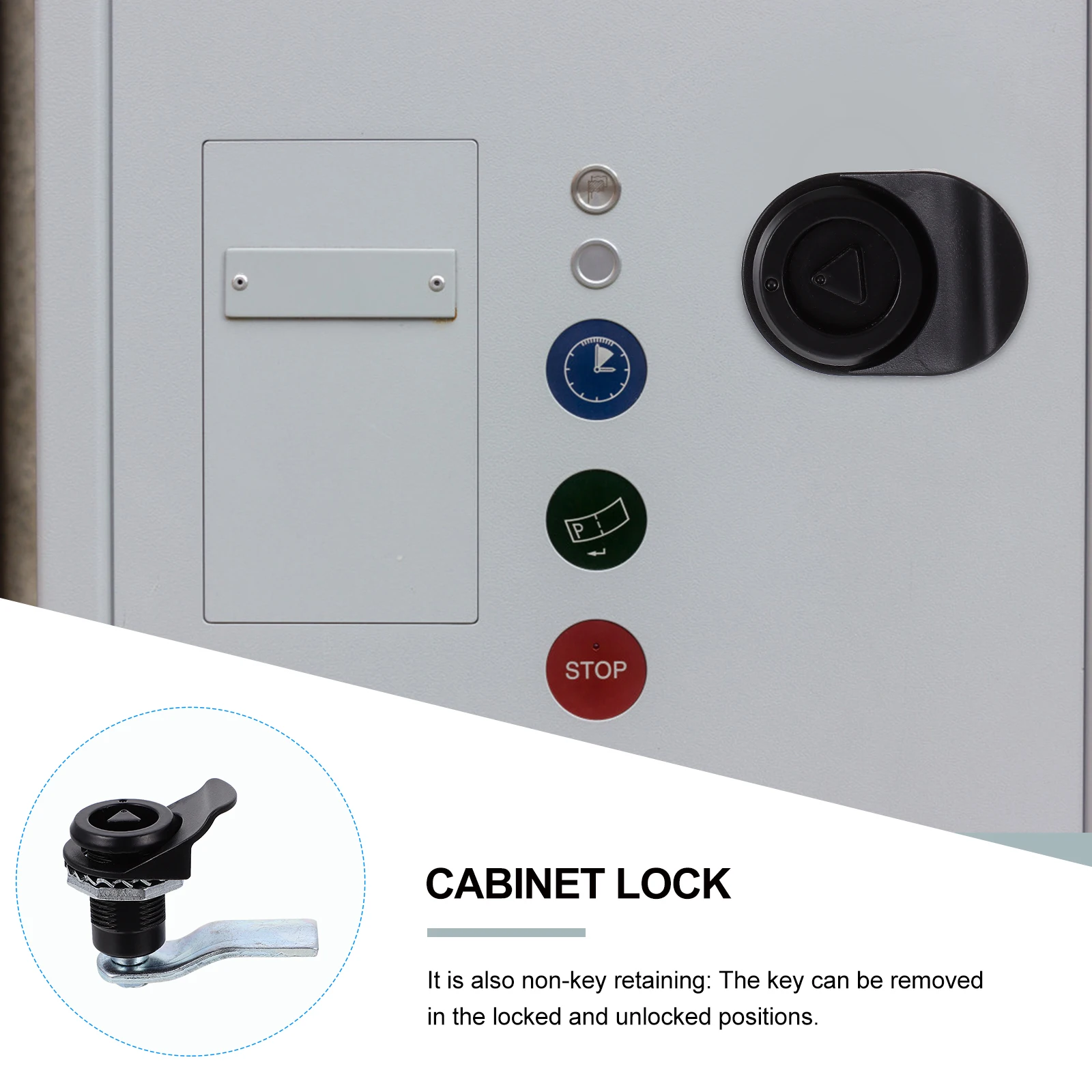 Cabinet Lock Zinc Alloy Retractable Cam Desk Locks for Drawer Mailbox Baby Safety Non Key Retaining Strong Durable Easy 
Cabinet Lock Zinc Alloy Retractable Cam Desk Locks for Drawer Mailbox Baby Safety Non Key Retaining Strong Durable Easy