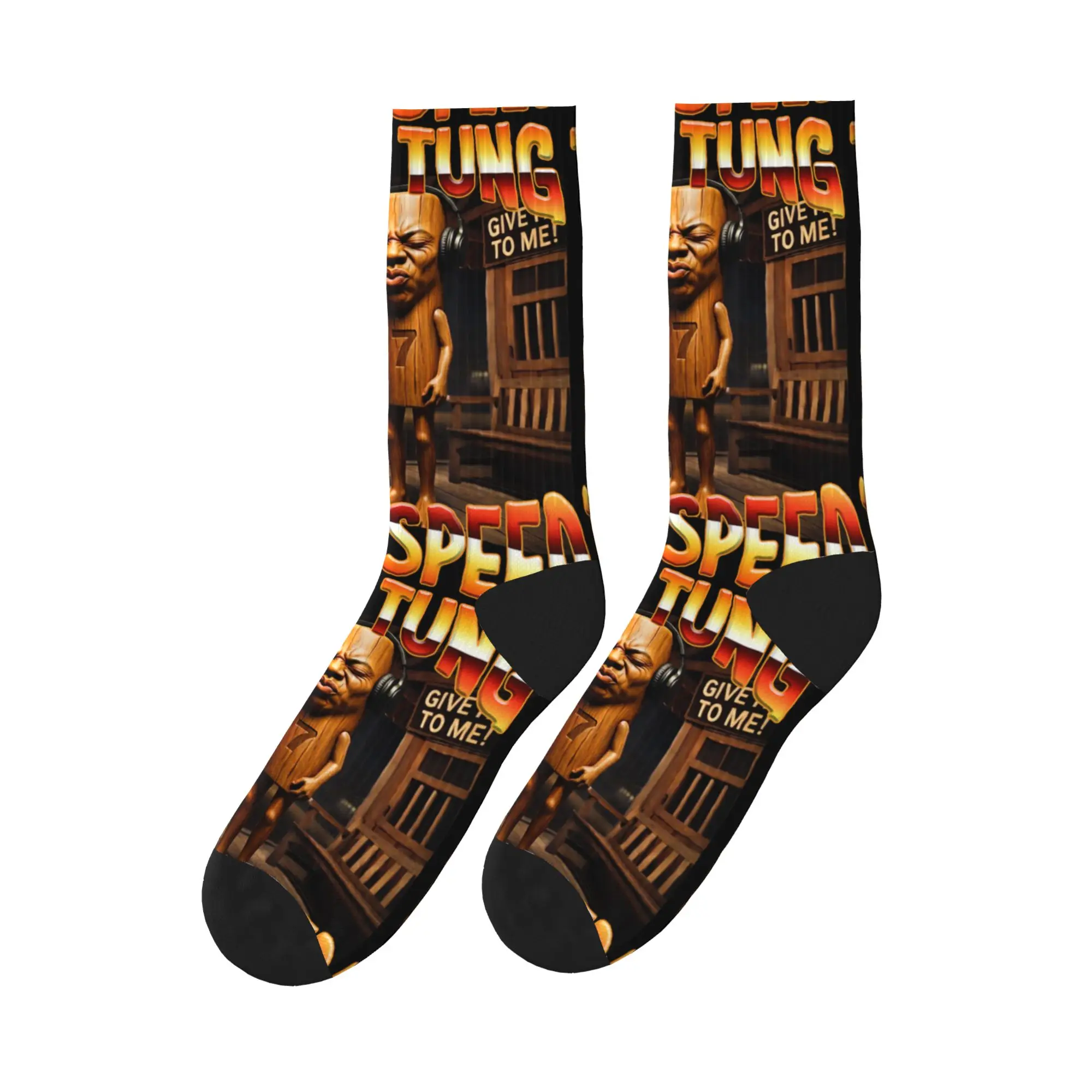 Tung Tung Tung Speed Tuff Brainrot Meme Gen Z Socks Anti Stockings Men Soft Running Sports Socks Winter Casual Printed Socks
Tung Tung Tung Speed Tuff Brainrot Meme Gen Z Socks Anti Stockings Men Soft Running Sports Socks Winter Casual Printed Socks