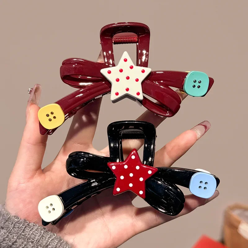 Модная заколка для волос с красной волной для женщин, корейская милая акриловая бусина, большая заколка в виде акулы, хвост, головные уборы, аксессуары для волос
Модная заколка для волос с красной волной для женщин, корейская милая акриловая бусина, большая заколка в виде акулы, хвост, головные уборы, аксессуары для волос