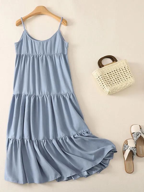 Summer Thin Artistic Style plus Size Dress Women's Sleeveless Strapless Long Skirt Breathable Comfortable A-Line Casual Gown
Summer Thin Artistic Style plus Size Dress Women's Sleeveless Strapless Long Skirt Breathable Comfortable A-Line Casual Gown