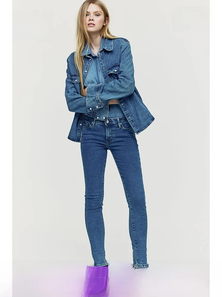 Slim Fit Women's Jeans Ankle Length Trendy Faion Spring Collection HM Long Pants l Waist H&M 998
Slim Fit Women's Jeans Ankle Length Trendy Faion Spring Collection HM Long Pants l Waist H&M 998