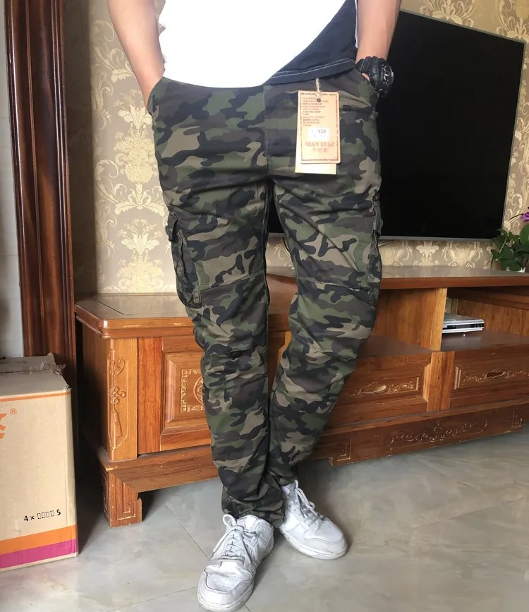 Men's Summer Thin Cotton Work Trousers Straight Leg Elastic Multi-ket Camouflage Pants Youth Active Sle Long Leisure Pants
Men's Summer Thin Cotton Work Trousers Straight Leg Elastic Multi-ket Camouflage Pants Youth Active Sle Long Leisure Pants