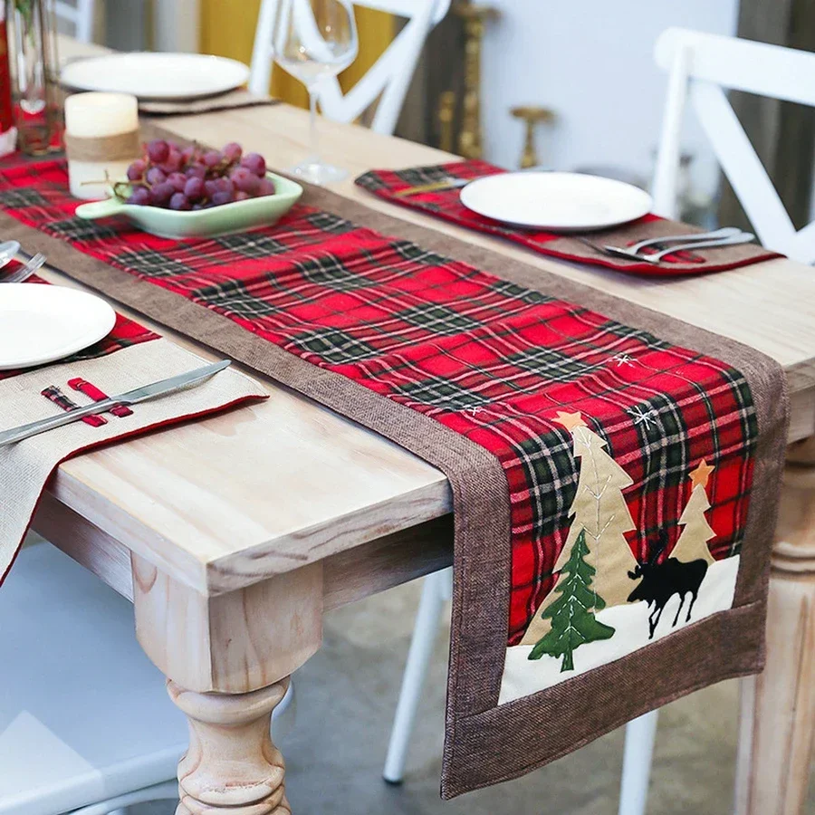 Christmas Plaid Table Runner Tabletop Decor for Family Christmas Gatherings and Holiday Parties
Christmas Plaid Table Runner Tabletop Decor for Family Christmas Gatherings and Holiday Parties