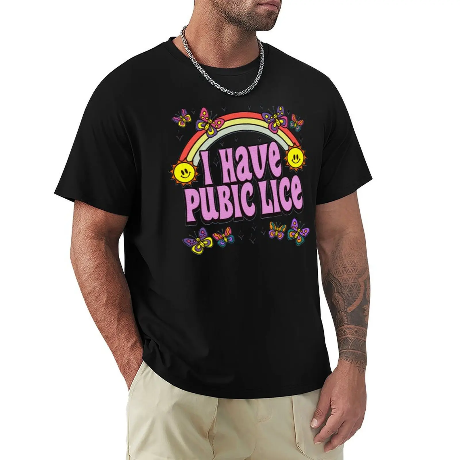 I Have Pubic Lice T-Shirt Work Basic Short Sleeve Top
I Have Pubic Lice T-Shirt Work Basic Short Sleeve Top