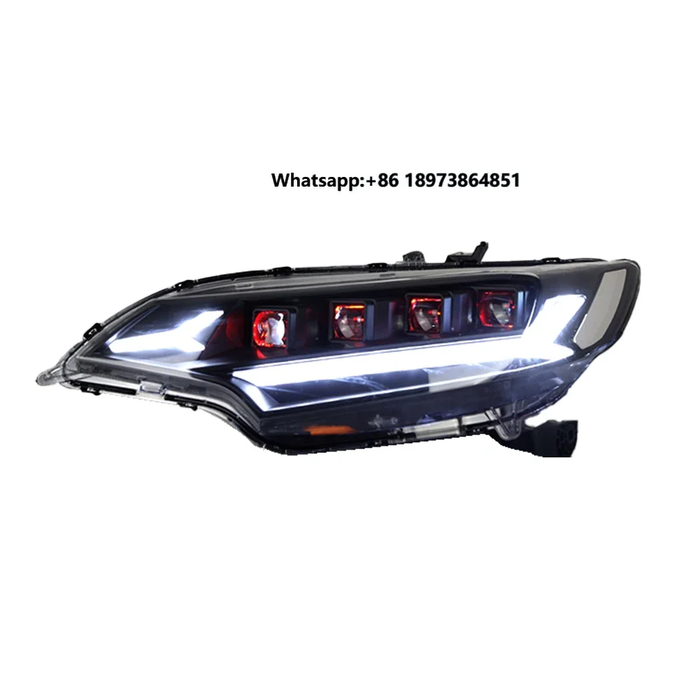 Car Front Lamps for Honda Fit GK5 2014-2020 LED Auto Headlights Assembly Upgrade High Quality 4 Projector Lens Tool Accessories
Car Front Lamps for Honda Fit GK5 2014-2020 LED Auto Headlights Assembly Upgrade High Quality 4 Projector Lens Tool Accessories
