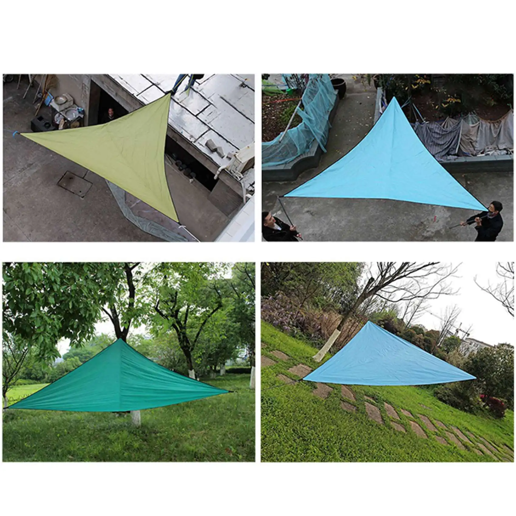 BYBS-2Pcs 3X3X3M Waterproof Triple-Cornered Sun Shelter Awning Parasol Light Green
BYBS-2Pcs 3X3X3M Waterproof Triple-Cornered Sun Shelter Awning Parasol Light Green