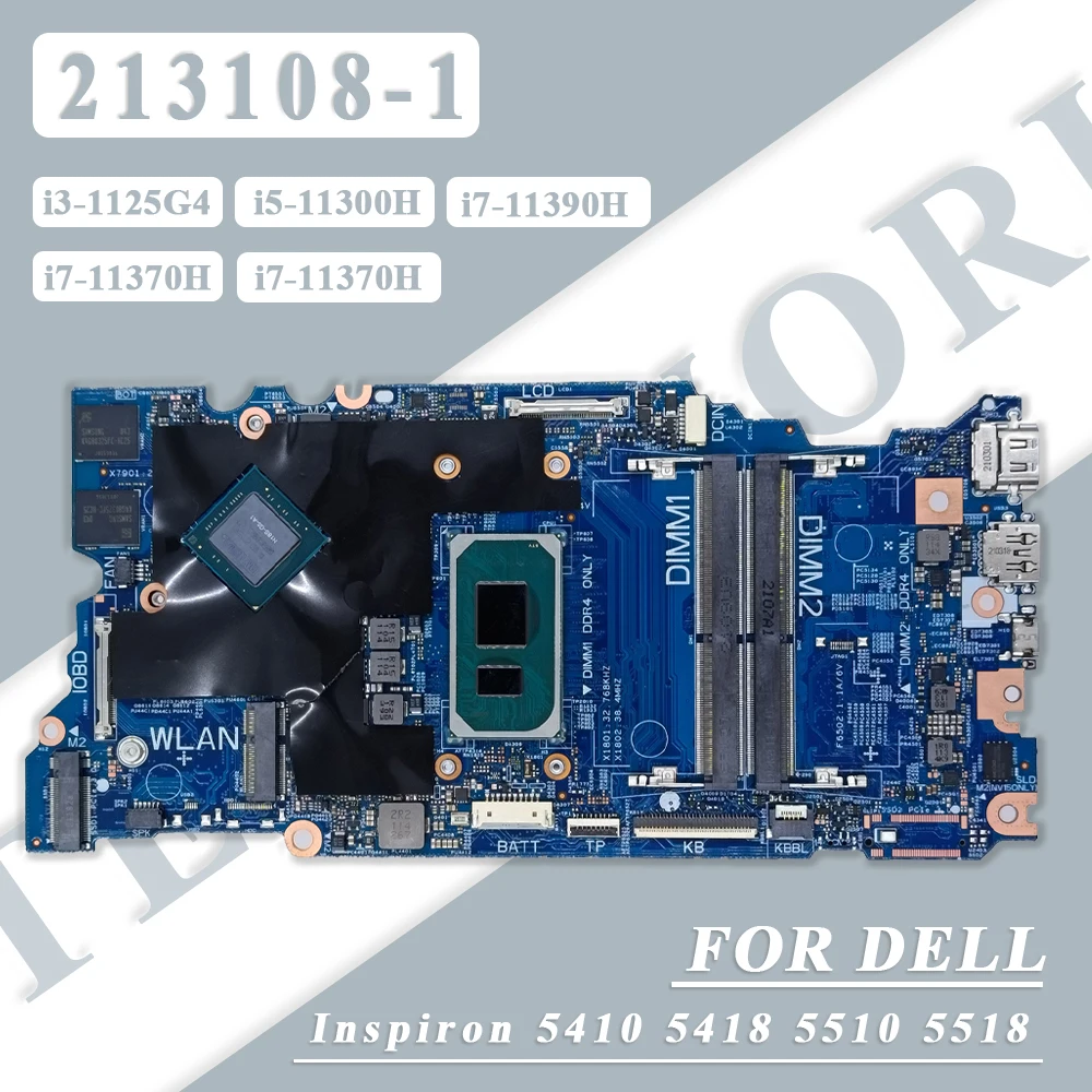 213108-1 For Dell Inspiron 14 5410 5418 15 5510 5518 Laptop Moterboard with i3/i5/i7-11th Gen CPU 0H23XM 0NWG4J Mainboard
213108-1 For Dell Inspiron 14 5410 5418 15 5510 5518 Laptop Moterboard with i3/i5/i7-11th Gen CPU 0H23XM 0NWG4J Mainboard