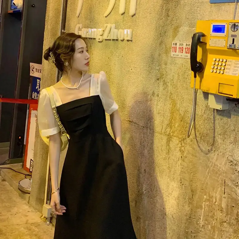 Summer oversized women's explosive street dress with patchwork square neck backless retro first love dress sexy M-4XL 100KG
Summer oversized women's explosive street dress with patchwork square neck backless retro first love dress sexy M-4XL 100KG