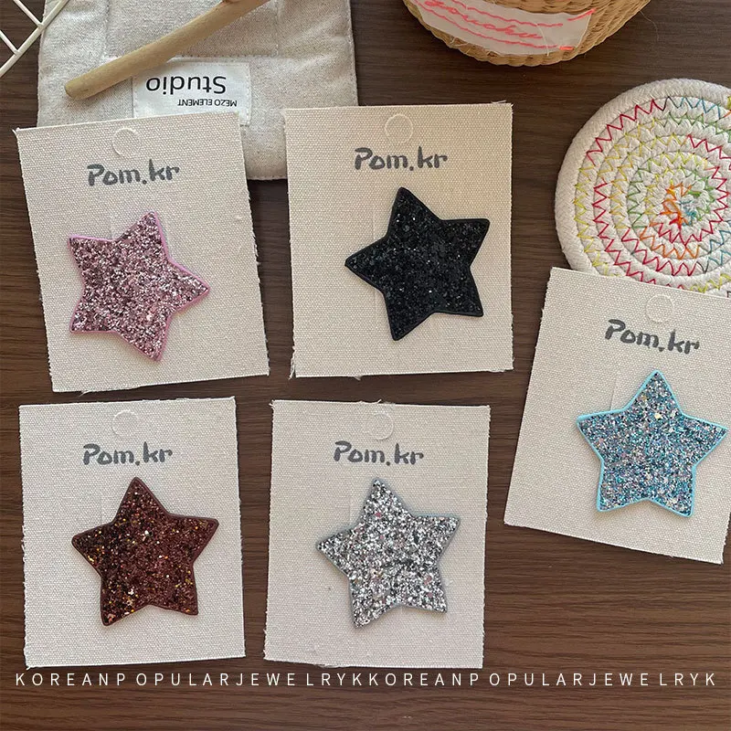 Kids Star Shaped Hair Clips Colorful Sequin Sparkle Side Fringe Clips for Girls Soft Non Slip Non Hurt Sweet Cute Daily Premium
Kids Star Shaped Hair Clips Colorful Sequin Sparkle Side Fringe Clips for Girls Soft Non Slip Non Hurt Sweet Cute Daily Premium