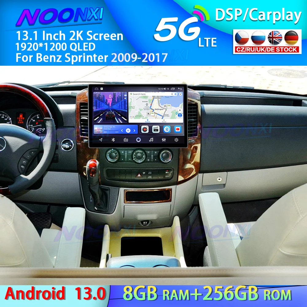 13.1"Car Radio For Benz Sprinter 2009-2017 Auto Radio 2Din Android Multimedia Player GPS Stereo Navigation DSP Carplay Head Unit
13.1"Car Radio For Benz Sprinter 2009-2017 Auto Radio 2Din Android Multimedia Player GPS Stereo Navigation DSP Carplay Head Unit