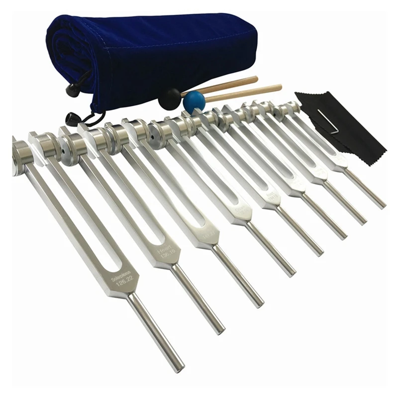 8 Pieces Chakra Tuning Fork Set Silver Chakra Tuning Fork For Healing, For Meditation
8 Pieces Chakra Tuning Fork Set Silver Chakra Tuning Fork For Healing, For Meditation