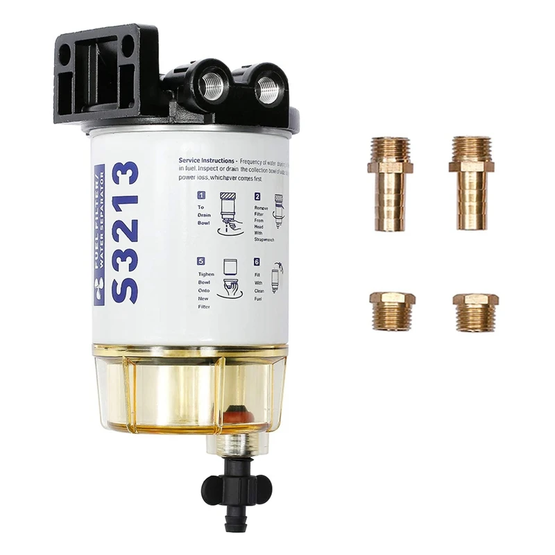 S3213 Fuel Water Separator Filter Assembly For Outboard Motor Mercury 35-60494-1 For Yamaha B32013 18-7932
S3213 Fuel Water Separator Filter Assembly For Outboard Motor Mercury 35-60494-1 For Yamaha B32013 18-7932