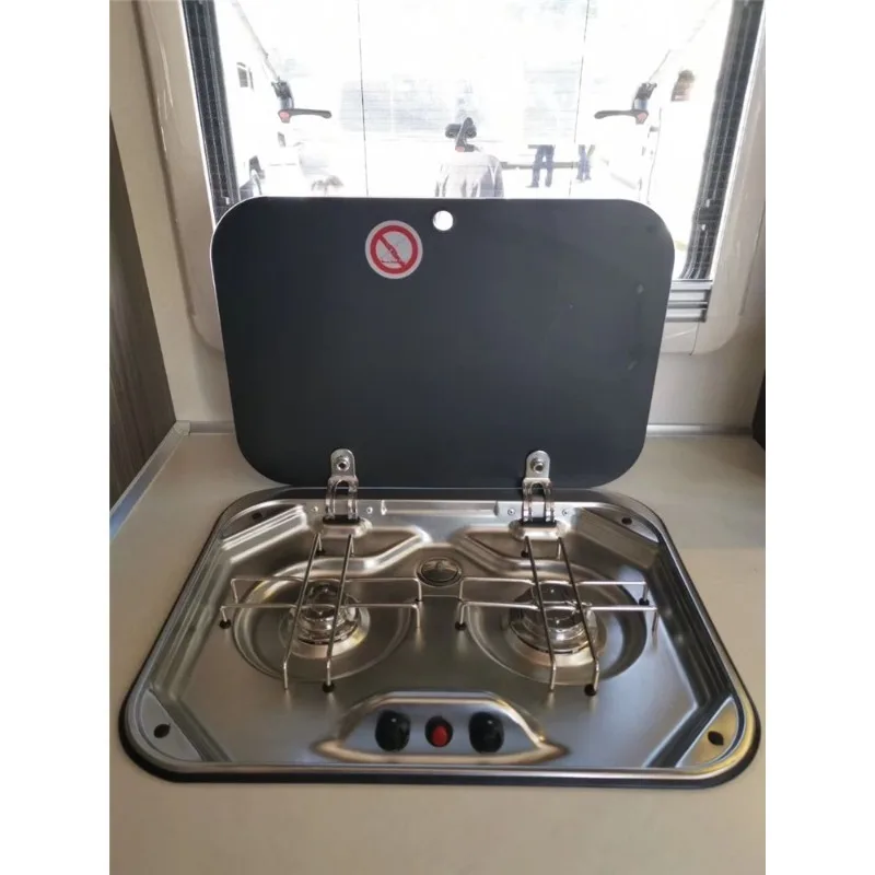 RV Gas Stove Stainless Steel Double Burner with Cover for Trailer Camper Van Modification Accessories
RV Gas Stove Stainless Steel Double Burner with Cover for Trailer Camper Van Modification Accessories