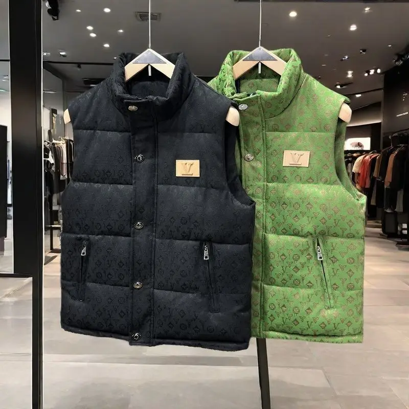 Stand-up collar down cotton vest European goods 2025 winter new letter jacquard warm vest jacket
Stand-up collar down cotton vest European goods 2025 winter new letter jacquard warm vest jacket