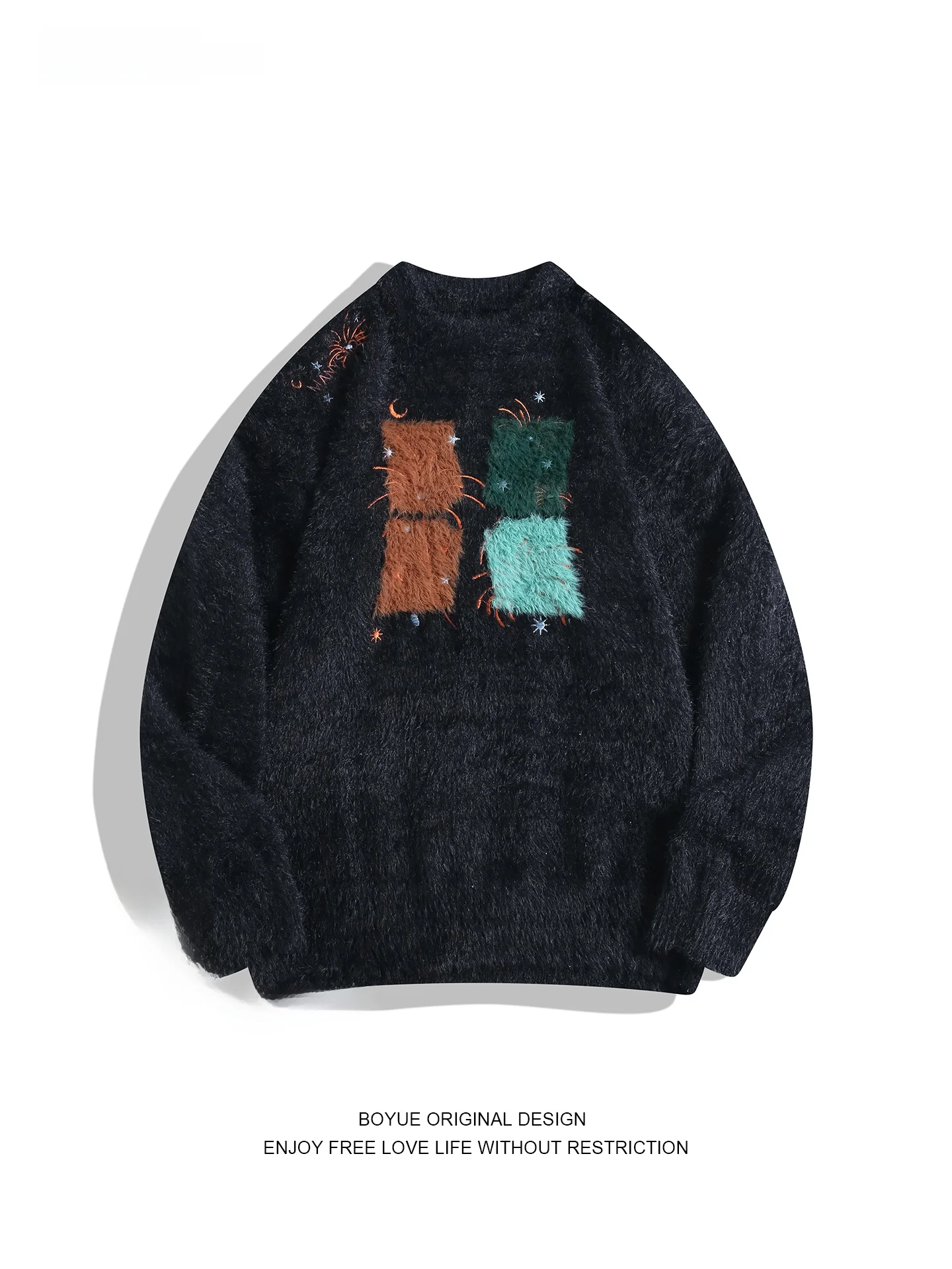 Свитер Boyue American High Street с вышивкой, круглым вырезом, из ворсистого вельвета, теплый, унисекс, для мужчин и женщин
Свитер Boyue American High Street с вышивкой, круглым вырезом, из ворсистого вельвета, теплый, унисекс, для мужчин и женщин