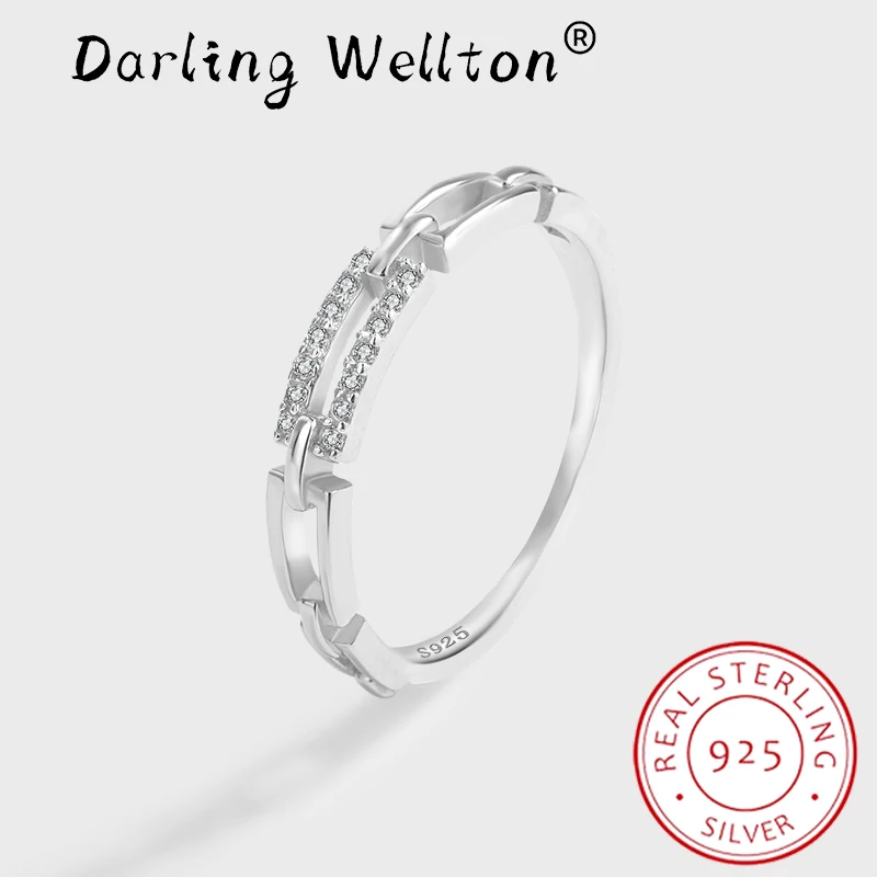 2022 NEW Simple Openwork Single Row Diamond Couple Ring For Women Geometric Original Sterling Silver Engagement Bridal Jewelry
2022 NEW Simple Openwork Single Row Diamond Couple Ring For Women Geometric Original Sterling Silver Engagement Bridal Jewelry