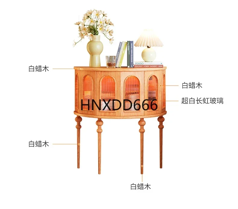 Entrance Cabinet Living Room Semicircle Side Cabinet Sofa Chest of Drawers American Console Tables
Entrance Cabinet Living Room Semicircle Side Cabinet Sofa Chest of Drawers American Console Tables