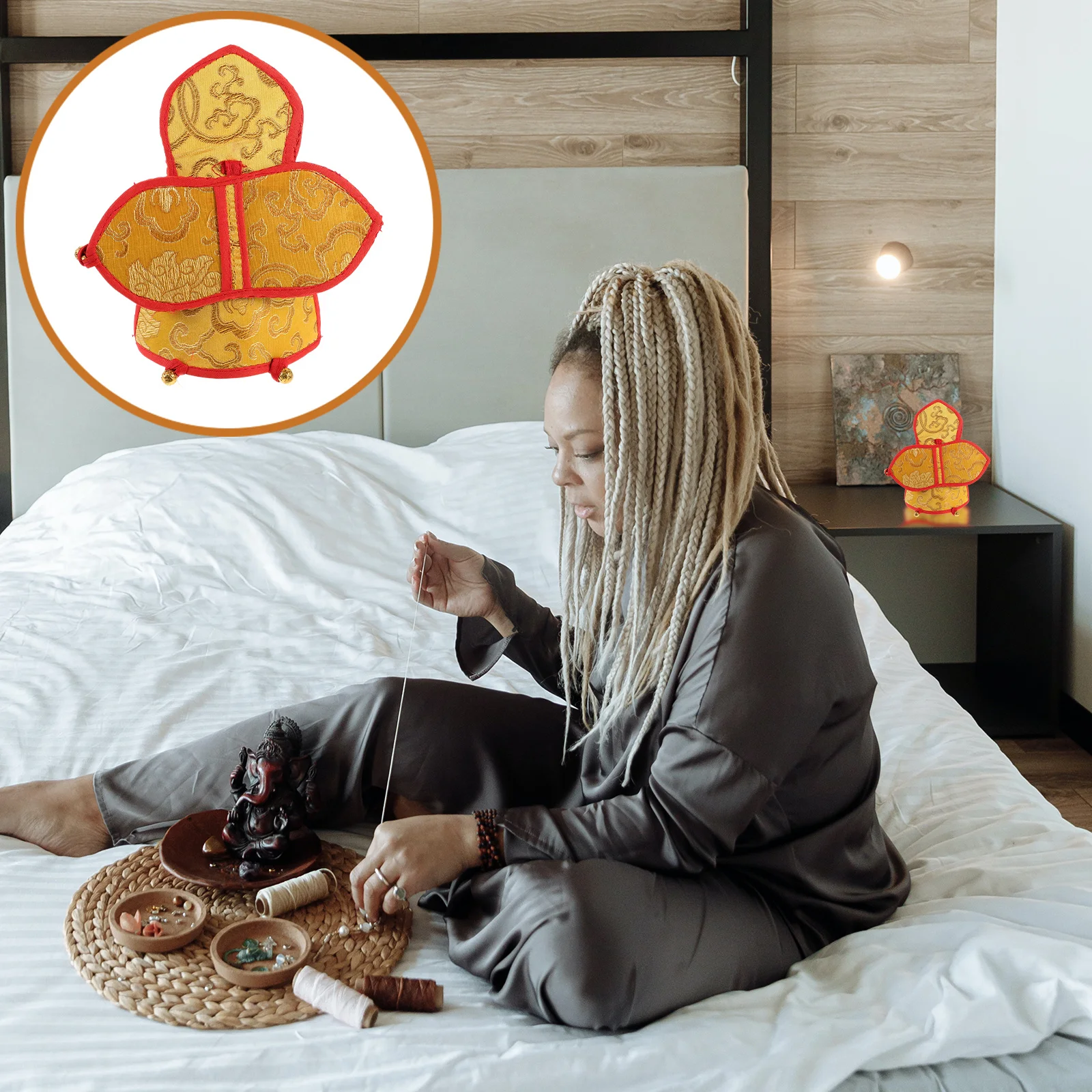 Vajra Bell Storage Bag High-Grade Durable Pouch For Protecting Musical Instrument Portable Thickened Case Gift Bag For
Vajra Bell Storage Bag High-Grade Durable Pouch For Protecting Musical Instrument Portable Thickened Case Gift Bag For