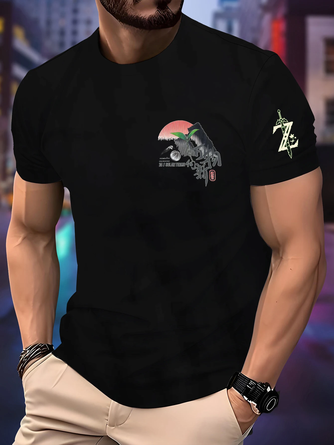 New Spring / Summer Luxury Men's Fashion Print T-shirt Crewneck Casual Trend Y2K High-end High Quality Fitness Sports T-shirt
New Spring / Summer Luxury Men's Fashion Print T-shirt Crewneck Casual Trend Y2K High-end High Quality Fitness Sports T-shirt