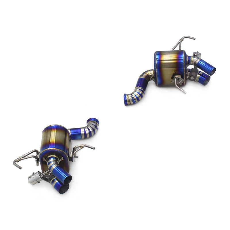 Race Valved Sport Rear Muffler Section For Ferrari California 4.3L 2009-2014 OEM Valve Control Titanium Lightweight Axle Back
Race Valved Sport Rear Muffler Section For Ferrari California 4.3L 2009-2014 OEM Valve Control Titanium Lightweight Axle Back
