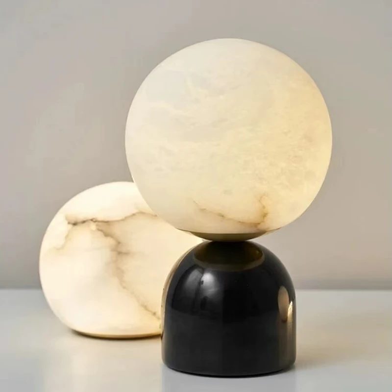 Nordic Bedside Alabaster Marble Table Lamp Small Round Night Light Studing Dinning Luxury Hot Selling Natural Stone Shade Lamp
Nordic Bedside Alabaster Marble Table Lamp Small Round Night Light Studing Dinning Luxury Hot Selling Natural Stone Shade Lamp