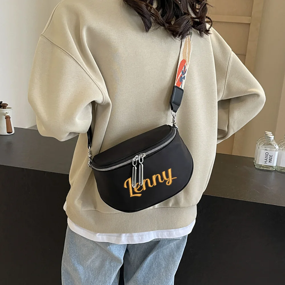 Leisure Versatile Customizable Embroidered Crossbody Bag, 2025 New Textured Shoulder Bag, Student Outdoor Travel Commuting Bag
Leisure Versatile Customizable Embroidered Crossbody Bag, 2025 New Textured Shoulder Bag, Student Outdoor Travel Commuting Bag